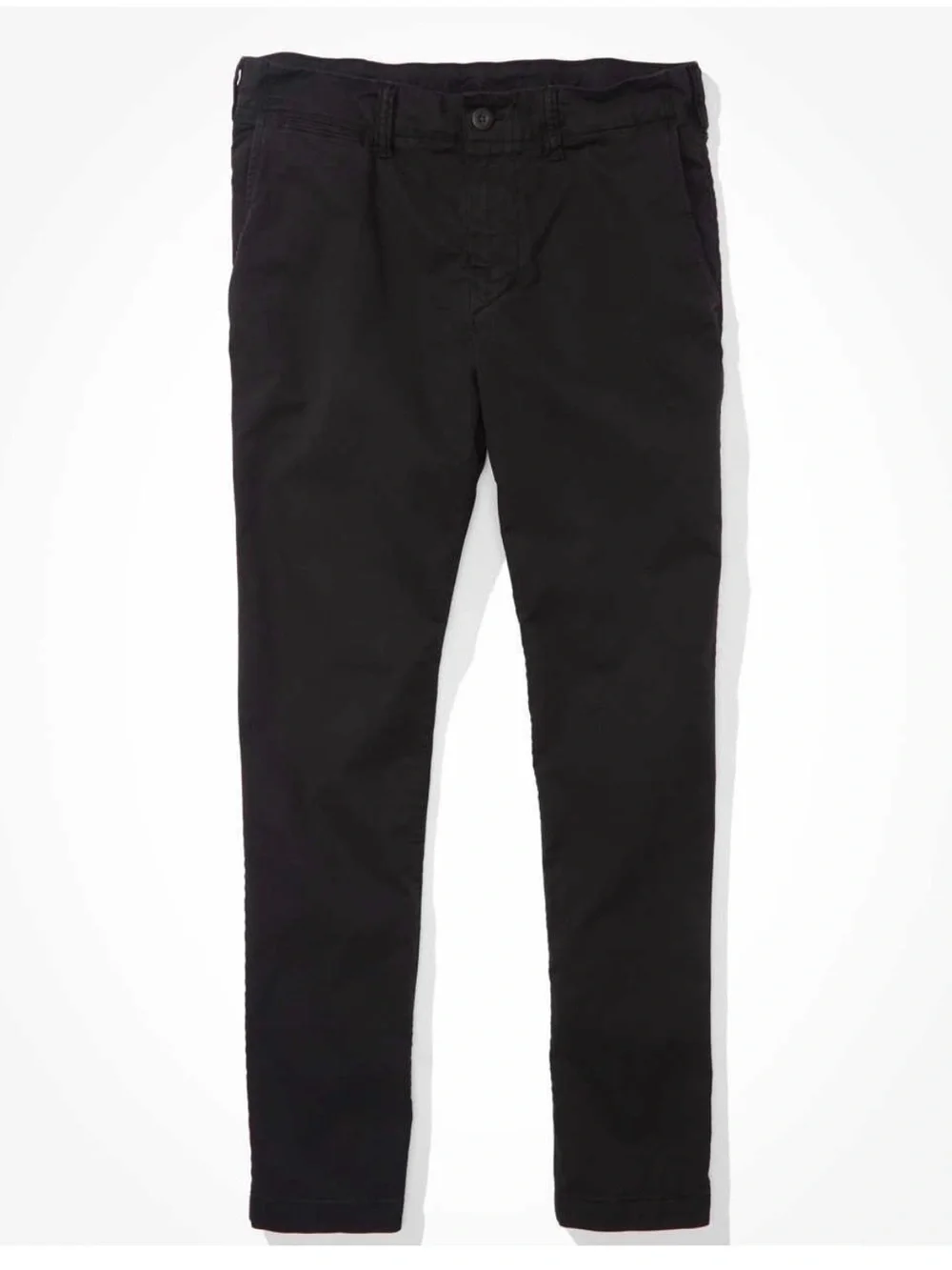 Men's Black Slim Fir Flex AMERICAN EAGLE AE CHINO KHAKIS PANTS 30x32 - Picture 3 of 3